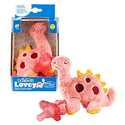 Dr. Brown's® Dinosaur Lovey Pacifier & Teether Holder in Pink