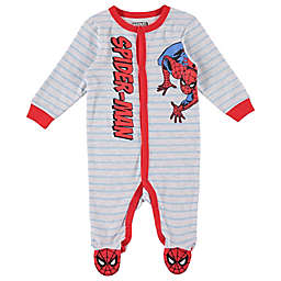 Spider-Man® Size 0-3M Snap-Up Footie in Red/Multi