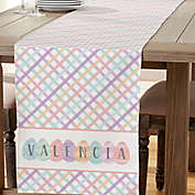 Happy Easter Eggs Personalized Table Runner