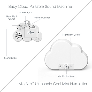Pure Enrichment Humidifier and Sound Machine Combo Set. View a larger version of this product image.