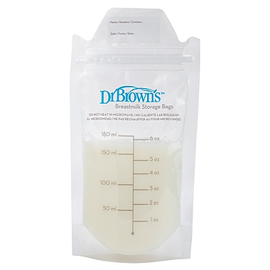 Dr. Brown&#39;s 50-Count Breast Milk Storage Bags. View a larger version of this product image.