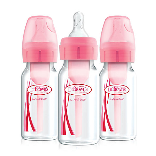 Alternate image 1 for Dr. Brown's® Options+™ 3-Pack Baby Bottles in Pink