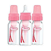 Dr. Brown&#39;s&reg; 3-Pack Natural Flow 4 oz. Bottles in Pink