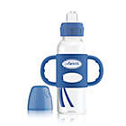 Alternate image 0 for Dr. Brown&#39;s&reg; 8 fl. oz. Narrow Sippy Bottle with Silicone Handles in Blue