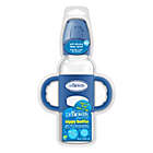 Alternate image 1 for Dr. Brown&#39;s&reg; 8 fl. oz. Narrow Sippy Bottle with Silicone Handles in Blue