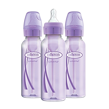Dr. Brown&#39;s&reg; Options 3-Pack 8 fl. oz. Bottles in Purple. View a larger version of this product image.