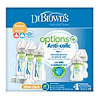 Alternate image 1 for Dr. Brown&#39;s&reg; Options+&trade; Newborn Wide-Neck Baby Bottle Set in Clear