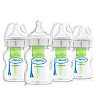 Alternate image 0 for Dr. Brown&#39;s&reg; Options+&trade; Wide Neck 4-Pack 5 oz. Baby Bottles