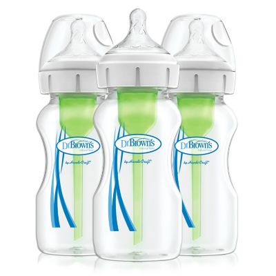 8 oz.-3 pack BPA free Dr Free Shipping- New Brown's Natural Flow Baby Bottles 
