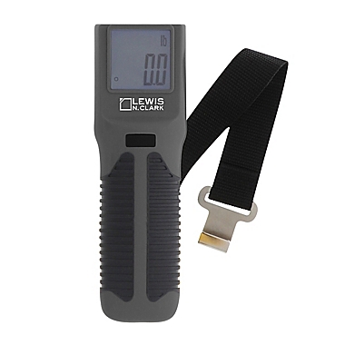 Lewis N. Clark Deluxe Digital Luggage Scale in Grey. View a larger version of this product image.