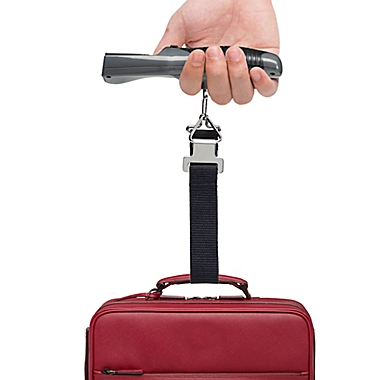 Lewis N. Clark Deluxe Digital Luggage Scale in Grey. View a larger version of this product image.