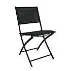 Alternate image 0 for Simply Essential&trade; Folding Outdoor Sling Chair in Black