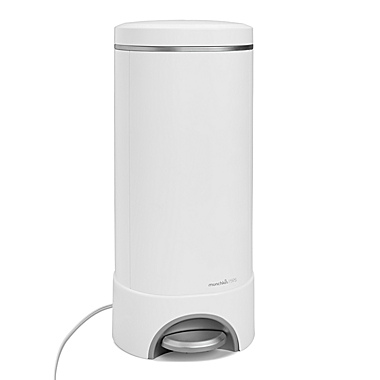 Munchkin&reg; UV Diaper Pail in White. View a larger version of this product image.