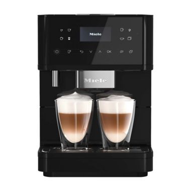 Miele&reg; CM 6160 MilkPerfection Coffee Machine and Espresso Maker in Obsidian Black. View a larger version of this product image.