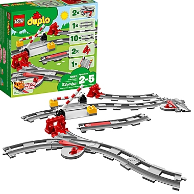 LEGO&reg; DUPLO&reg; Town Train Tracks. View a larger version of this product image.