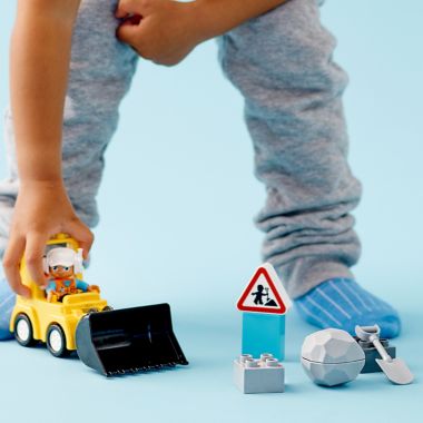 LEGO&reg; DUPLO Town Bulldozer 10-Piece Playset. View a larger version of this product image.