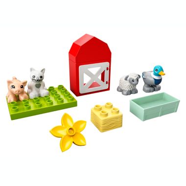 LEGO&reg; DUPLO&reg; 11-Piece Town Farm Animal Care Playset. View a larger version of this product image.