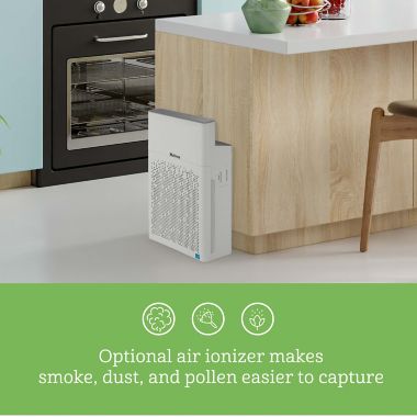 Holmes&reg; Allergen Remover True HEPA Air Purifier in White. View a larger version of this product image.