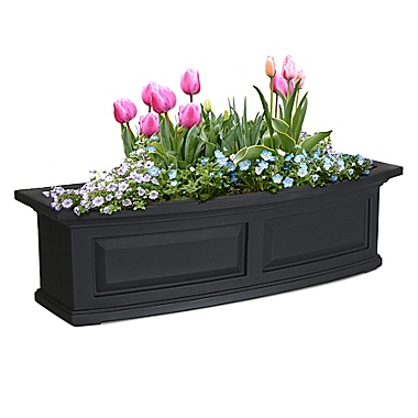 Mayne Nantucket Window Box in Black. View a larger version of this product image.