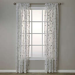 SKL Home Whispering Winds Rod Pocket Light Filtering Window Curtain Panel (Single)