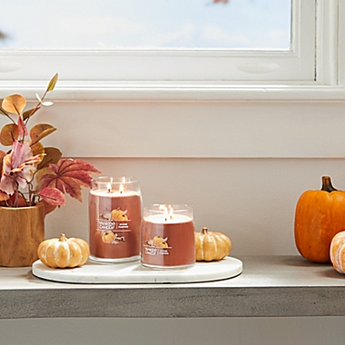 Yankee Candle&reg; Spiced Pumpkin 20 oz. Large Jar Candle. View a larger version of this product image.