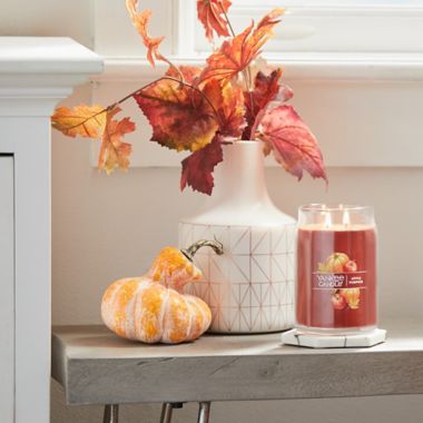 Yankee Candle&reg; Apple Pumpkin Signature Collection 20 oz. Large Jar Candle. View a larger version of this product image.