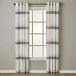 SKL Home Slate Stripe Window Curtain Panels (Set of 2)