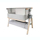 Alternate image 5 for Venice Child&reg; California Dreaming Foldable Bedside Bassinet in Grey/Wood