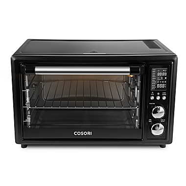 Cosori Smart Air Fryer Toaster Oven In Black. View a larger version of this product image.
