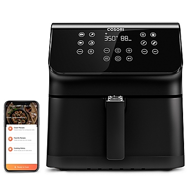 Cosori Smart 5.8 qt. Air Fryer in Black. View a larger version of this product image.