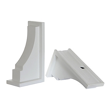 Mayne Fairfield Window Box Decorative Supports in White (Set of 2). View a larger version of this product image.