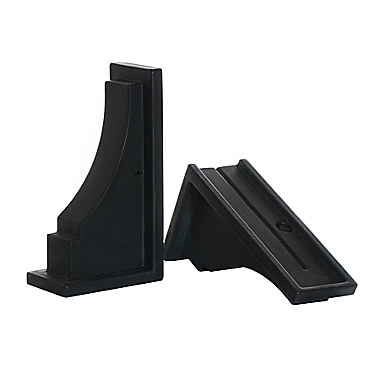 Mayne Fairfield Window Box Decorative Supports in Black (Set of 2). View a larger version of this product image.