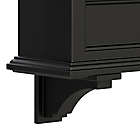 Alternate image 1 for Mayne Fairfield Window Box Decorative Supports in Black (Set of 2)