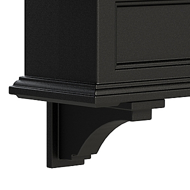 Mayne Fairfield Window Box Decorative Supports in Black (Set of 2). View a larger version of this product image.