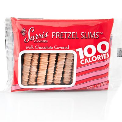 Sarris Candies&reg; Invididual Milk Chocolate Covered Pretzel Slims