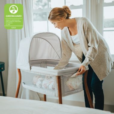 LullaGo&reg; Anywhere LE Portable Bassinet in Serene. View a larger version of this product image.