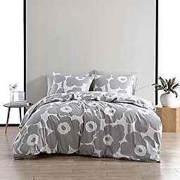 Marimekko® Unikko Reversible Comforter Set in Grey
