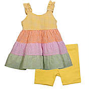 Bonnie Baby&reg; 2-Piece Seersucker Sleeveless Dress and Short Set