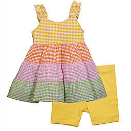 Bonnie Baby® 2-Piece Seersucker Sleeveless Dress and Short Set