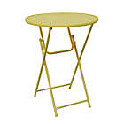 Alternate image 0 for Simply Essential&trade; Folding Outdoor Bistro Table in Yellow