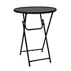 Alternate image 0 for Simply Essential&trade; Folding Outdoor Bistro Table in Black
