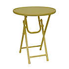 Alternate image 0 for Simply Essential&trade; Folding Outdoor Accent Table in Yellow