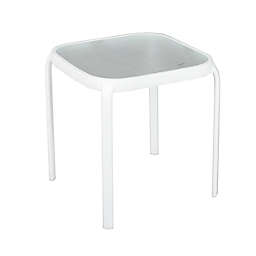 Simply Essential™ NeverRust® Outdoor Aluminum Side Table in White