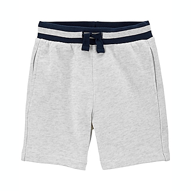 carter&#39;s&reg; Size 3T Pull-On French Terry Shorts in Grey. View a larger version of this product image.