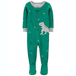 carter's® Size 3T Dinosaur Snug Fit Footie Pajama in Green