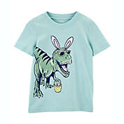carter&#39;s&reg; Dino Bunny Ears Easter Jersey T-Shirt in Green