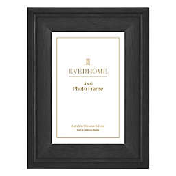Everhome™ Single Opening 4-Inch x 6-Inch Picture Frame in Black