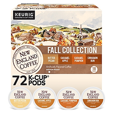 New England Coffee&reg; Fall Collection Variety Pack Keurig&reg; K-Cup&reg; Pods 72-Count. View a larger version of this product image.