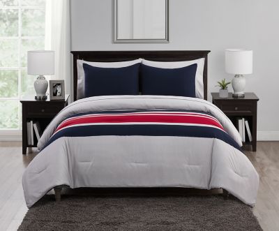 VCNY Home Bold Stripe 7-Piece Full/Queen Comforter Set
