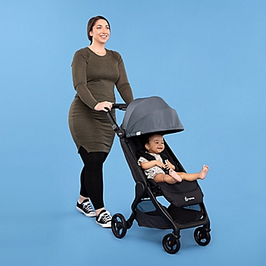 Ergobaby&trade; Metro+ Compact City Single Lightweight Stroller in Slate Grey. View a larger version of this product image.